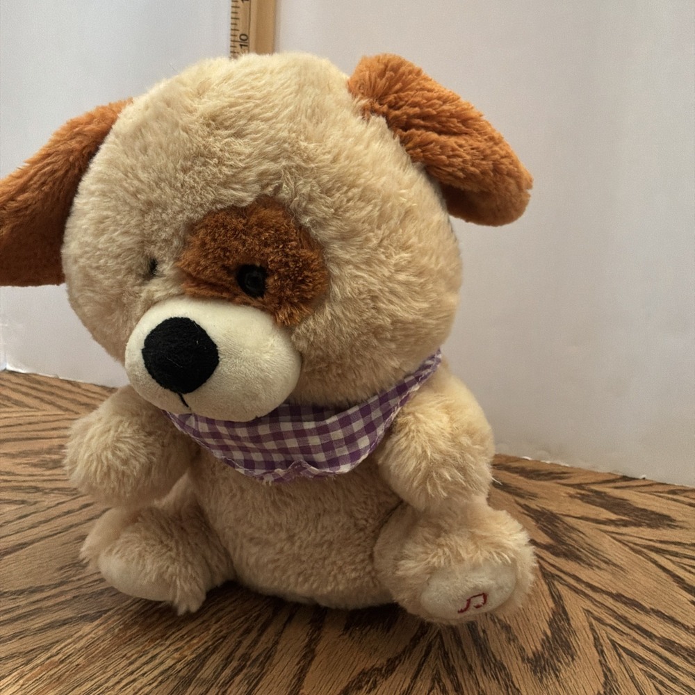 Cuddle Barn Tickles & Giggles Roscoe Dog Interactive Sings